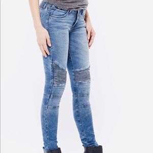 Designer Skinny Motorcycle Thunder Jeans